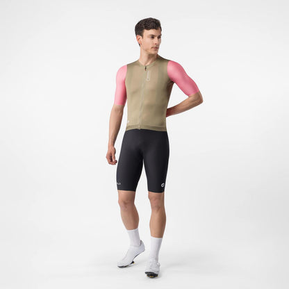 CASTELLI CORRETTO JERSEY ELMWOOD/ROSA GIRO-WHITE