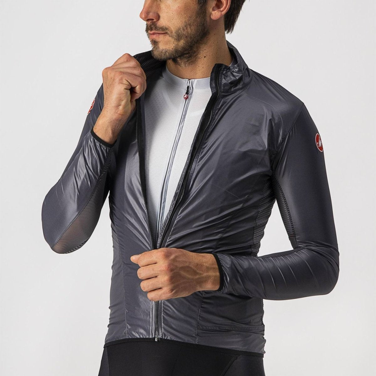 CASTELLI ARIA SHELL JACKET DARK GRAY