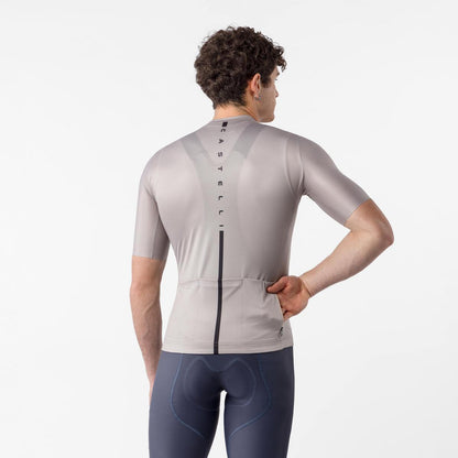 CASTELLI DRITTONE LOGO JERSEY CLAY/BELGIAN BLUE