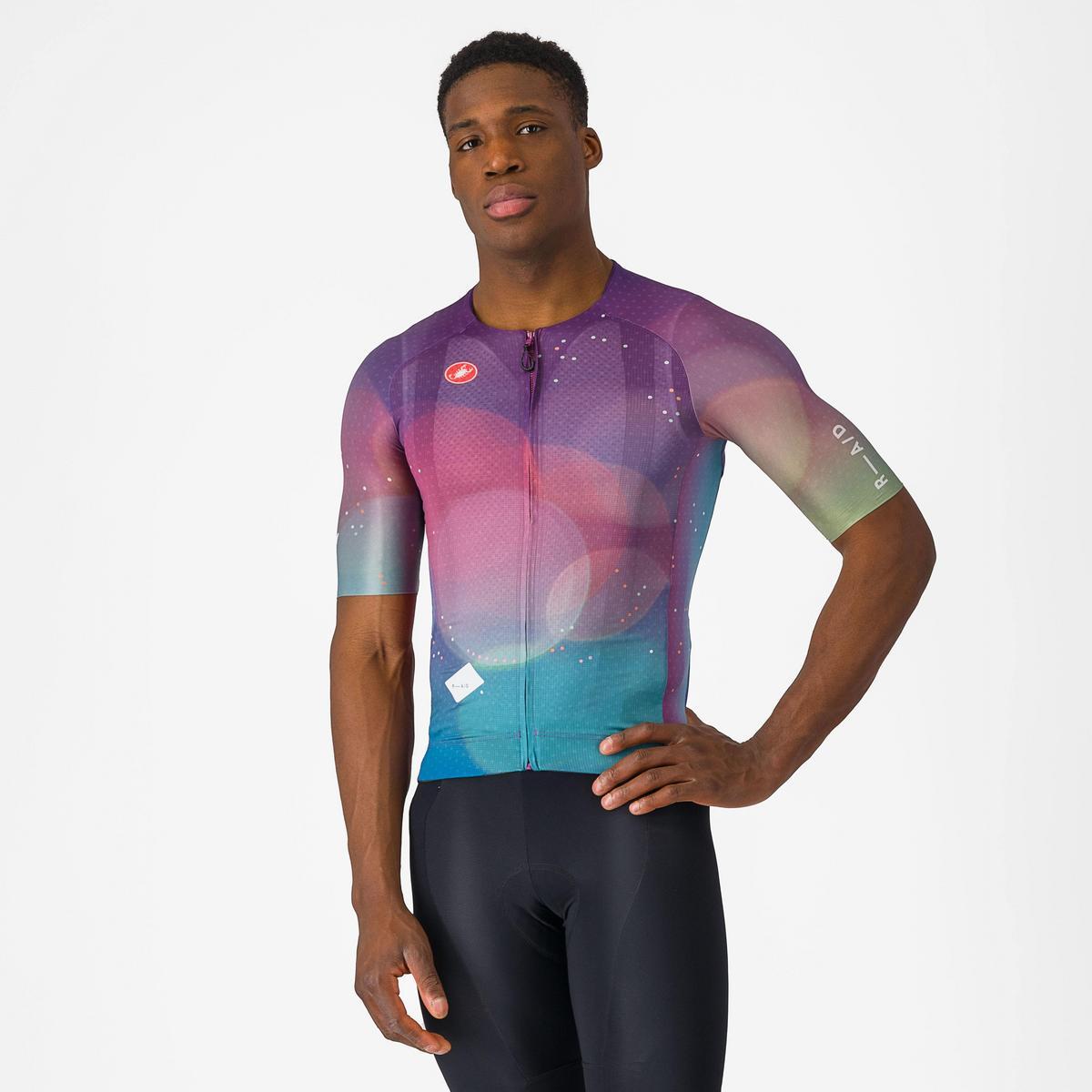 CASTELLI R-A/D JERSEY MULTICOLOR PURPLE