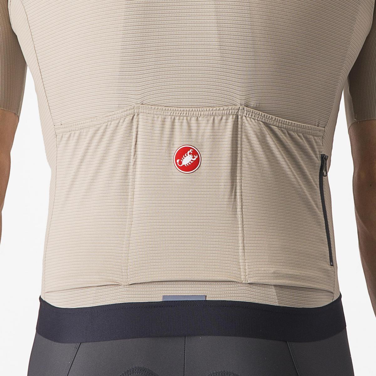CASTELLI ESPRESSO JERSEY CLAY/BLACK