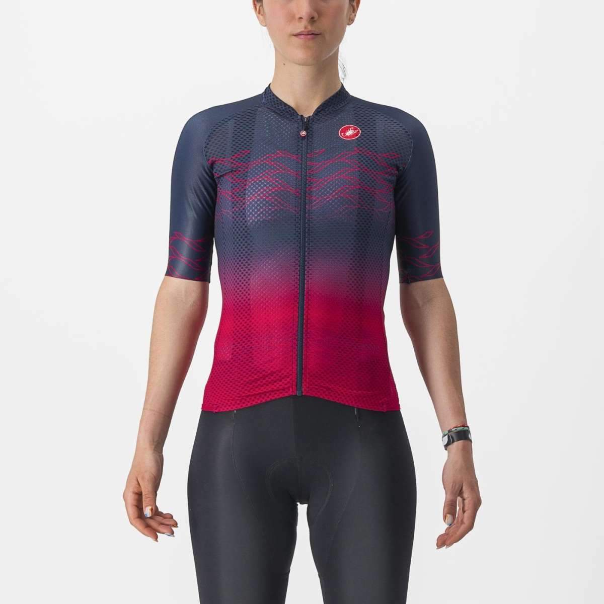 CASTELLI CLIMBER'S 2.0 WOMENS JERSEY BELGIAN BLUE/PERSIAN RED