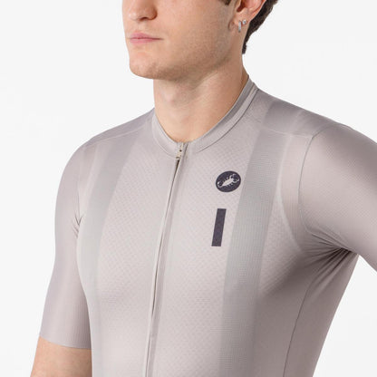 CASTELLI DRITTONE LOGO JERSEY CLAY/BELGIAN BLUE