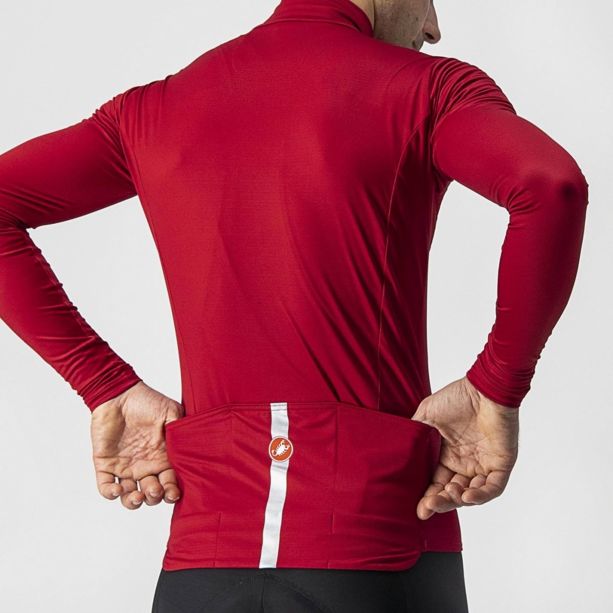 CASTELLI PRO THERMAL MID LS JERSEY PRO RED