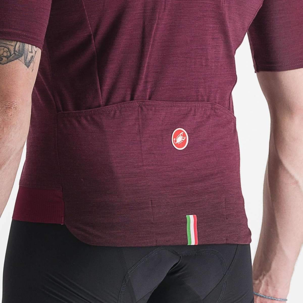 CASTELLI ESSENZA JERSEY BORDEAUX