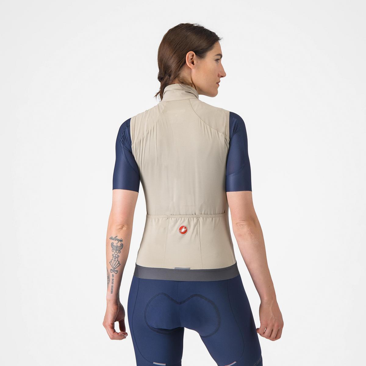CASTELLI ESPRESSO WOMENS VEST CLAY/DARK GRAY