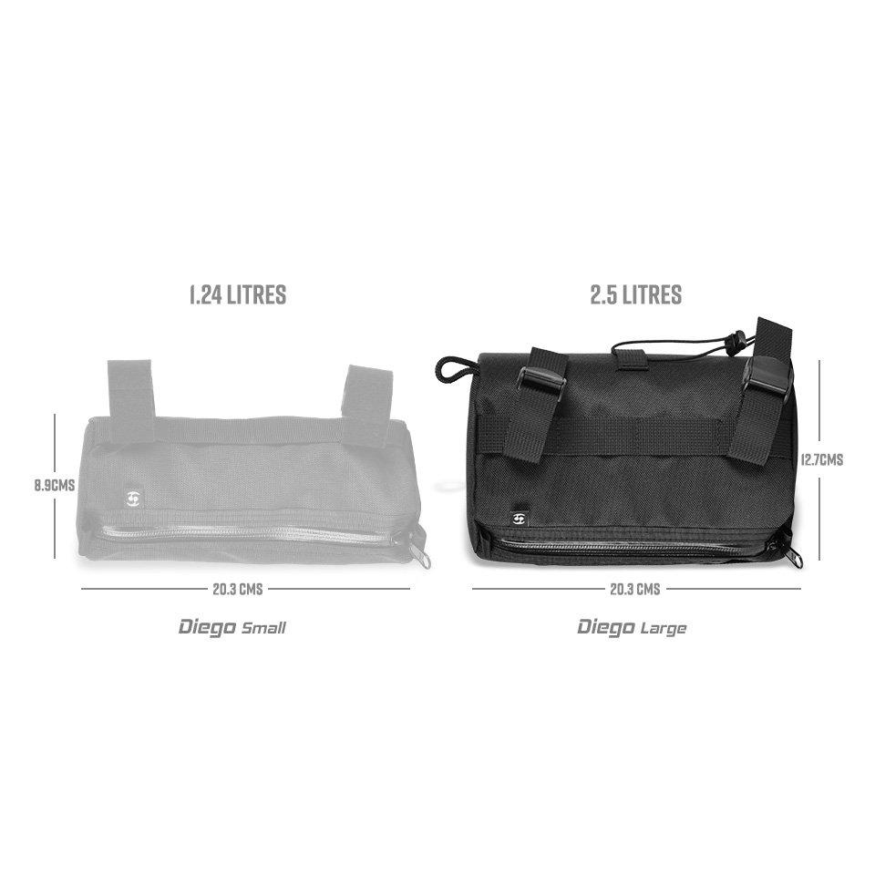 SPEEDSLEEV HANDLEBAR BAG DIEGO LARGE BLACK