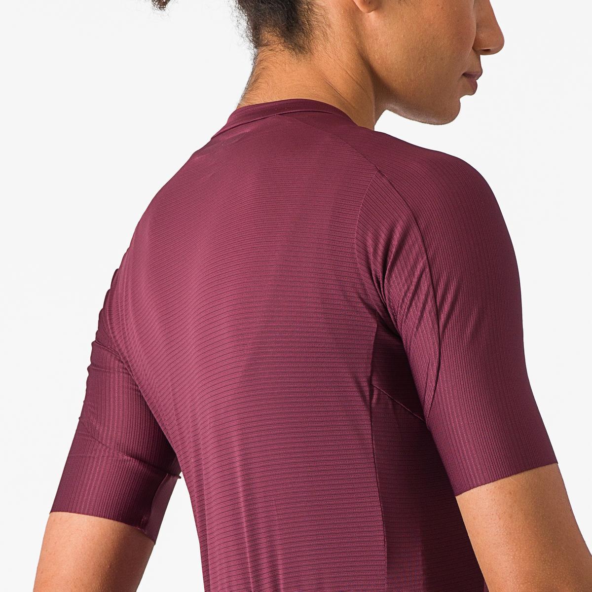 CASTELLI ESPRESSO  WOMENS JERSEY DEEP BORDEAUX/DEEP BORDEAUX