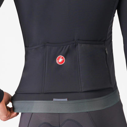 CASTELLI ESPRESSO THERMAL JERSEY LIGHT BLACK