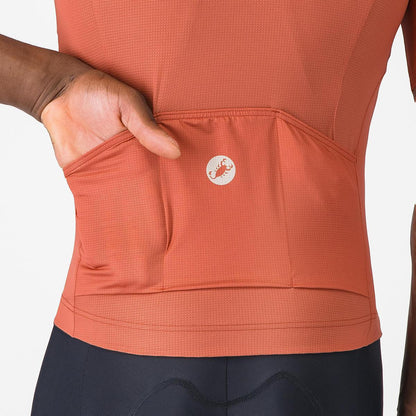 CASTELLI ENTRATA APEX JERSEY PAPRIKA/SILVER MOON
