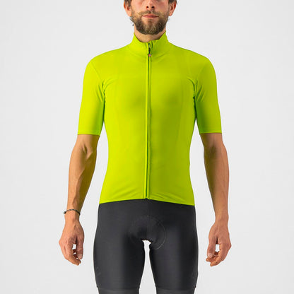 CASTELLI PRO THERMAL MID SS JERSEY ELECTRIC LIME