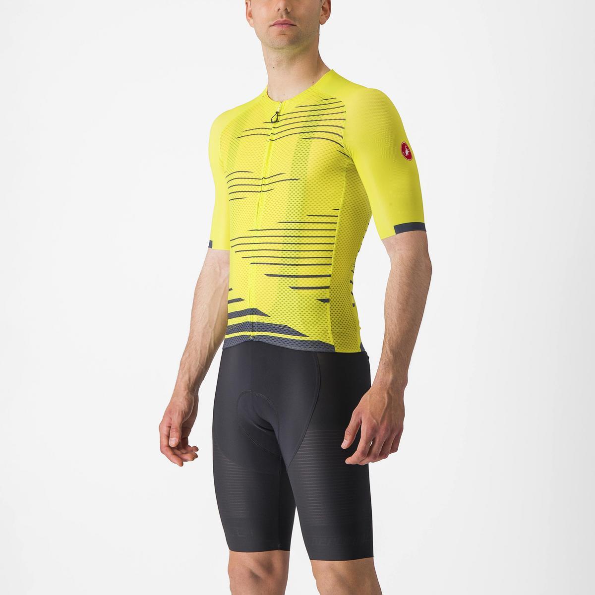 CASTELLI CLIMBER'S 4.0 JERSEY SULPHUR/TWILIGHT BLUE