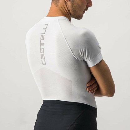 CASTELLI CORE SEAMLESS BASE LAYER SS WHITE