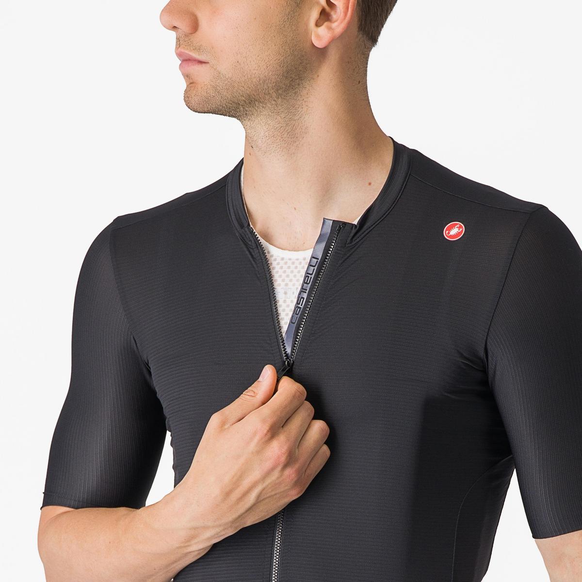 CASTELLI ESPRESSO JERSEY LIGHT BLACK/DARK GRAY
