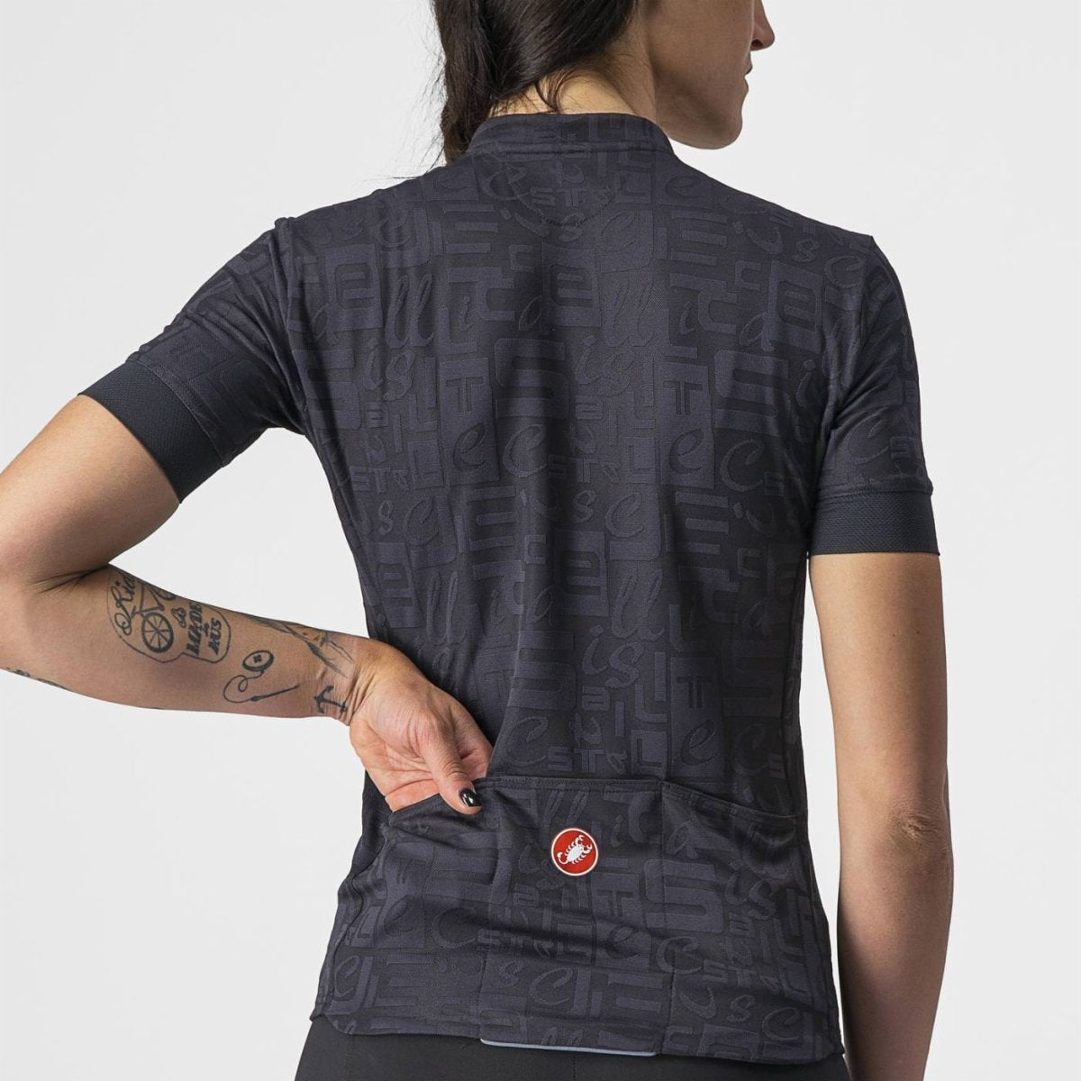 CASTELLI PROMESSA JACQUARD JERSEY LIGHT BLACK