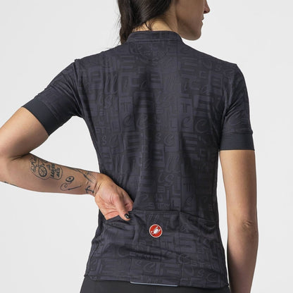 CASTELLI PROMESSA JACQUARD JERSEY LIGHT BLACK