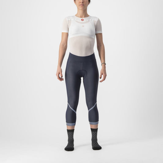 CASTELLI VELOCISSIMA THERMAL TIGHT SAVILE BLUE/SILVER-SILVER REFLEX