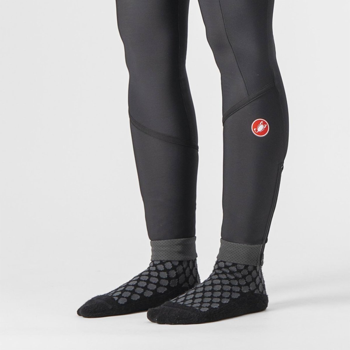 CASTELLI VELOCISSIMA THERMAL TIGHT BLACK/BLACK REFLEX