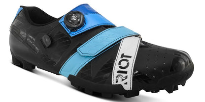 BONT RIOT MTB+ BLACK & BLUE STANDARD FIT