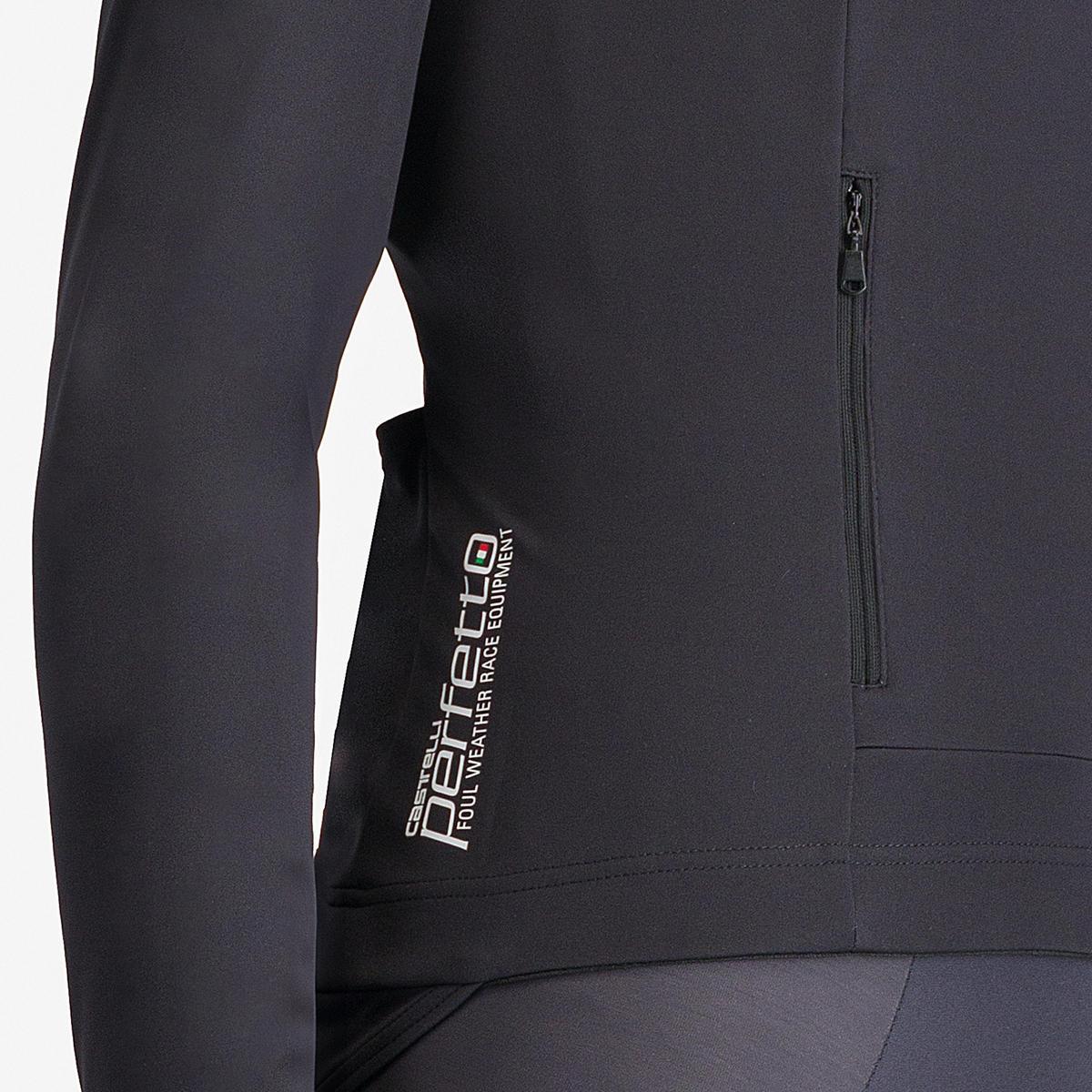 CASTELLI PERFETTO RoS 3 WOMENS JACKET LIGHT BLACK/SILVER REFLEX