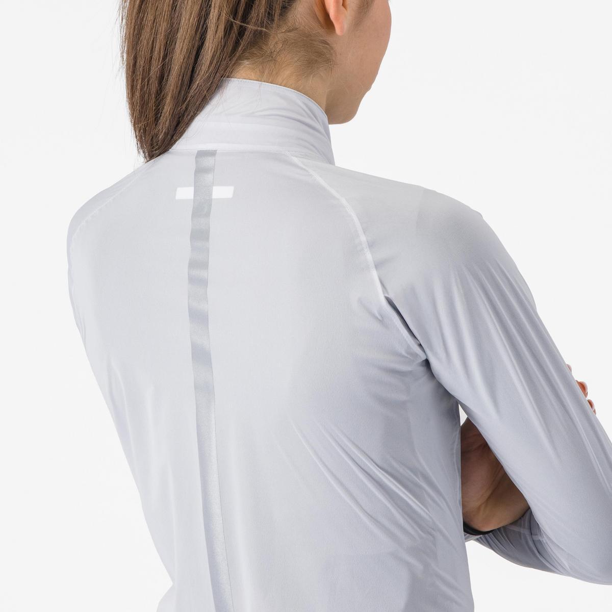 CASTELLI SQUALL SHELL WOMENS JACKET SILVER GRAY/BLACK