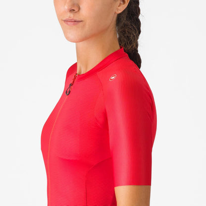 CASTELLI ESPRESSO  W JERSEY HIBISCUS/DARK GRAY