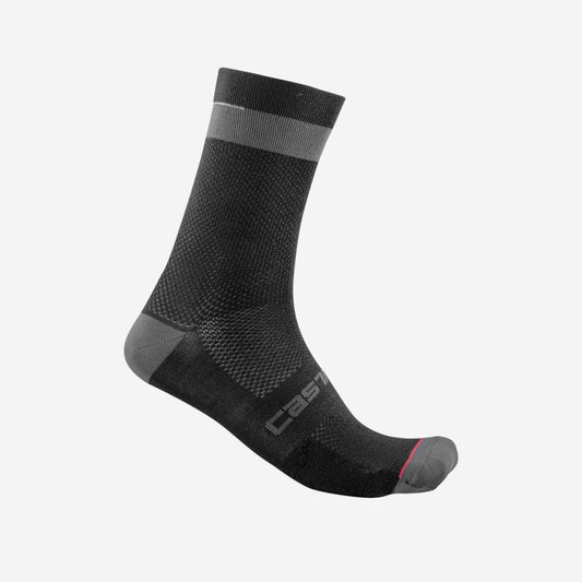 CASTELLI ALPHA 18 SOCK BLACK/DARK GRAY