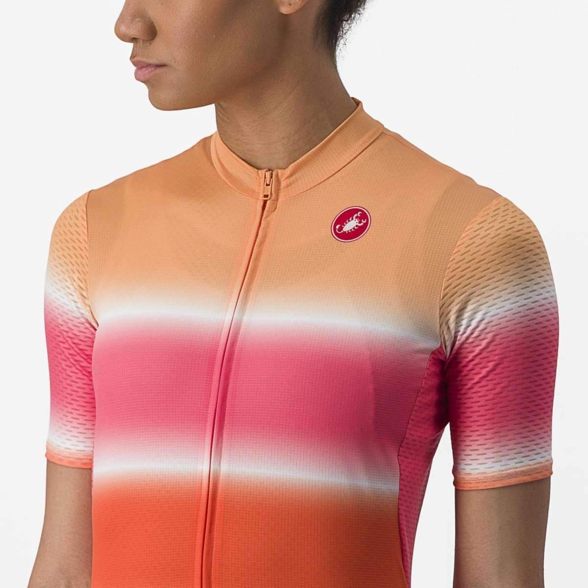 CASTELLI DOLCE JERSEY SOFT ORANGE/HIBISCUS