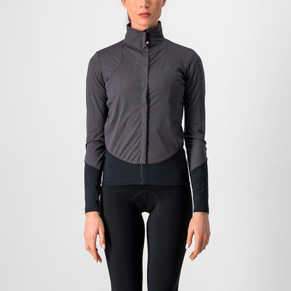 CASTELLI BETA RoS WOMENS JACKET DARK GRAY/BLACK