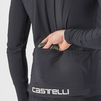 CASTELLI SQUADRA STRETCH JACKET MILITARY GREEN/DARK GRAY