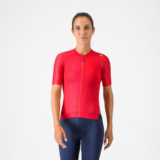 CASTELLI ESPRESSO  W JERSEY HIBISCUS/DARK GRAY
