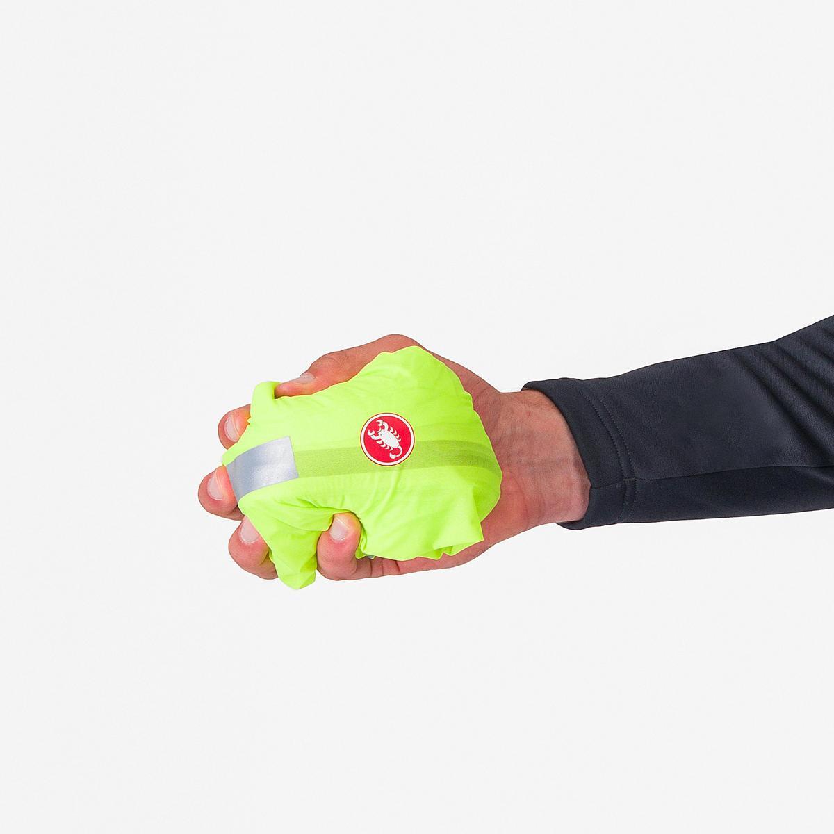 CASTELLI SQUALL SHELL JACKET ELECTRIC LIME/BLACK