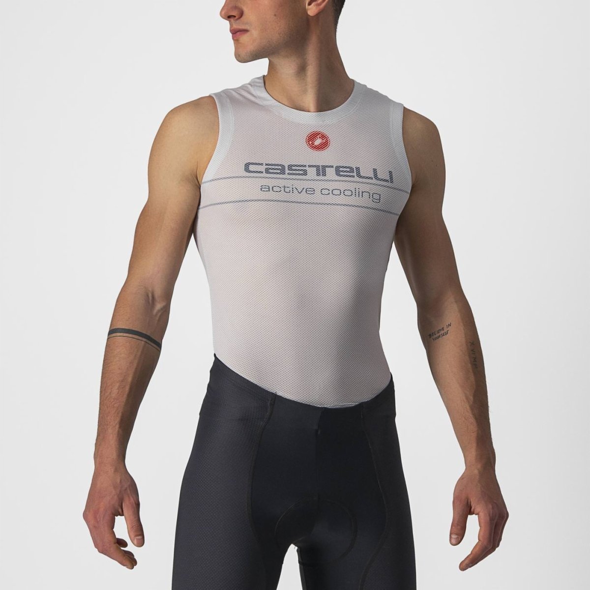 CASTELLI ACTIVE COOLING SLEEVELESS SILVER GRAY M