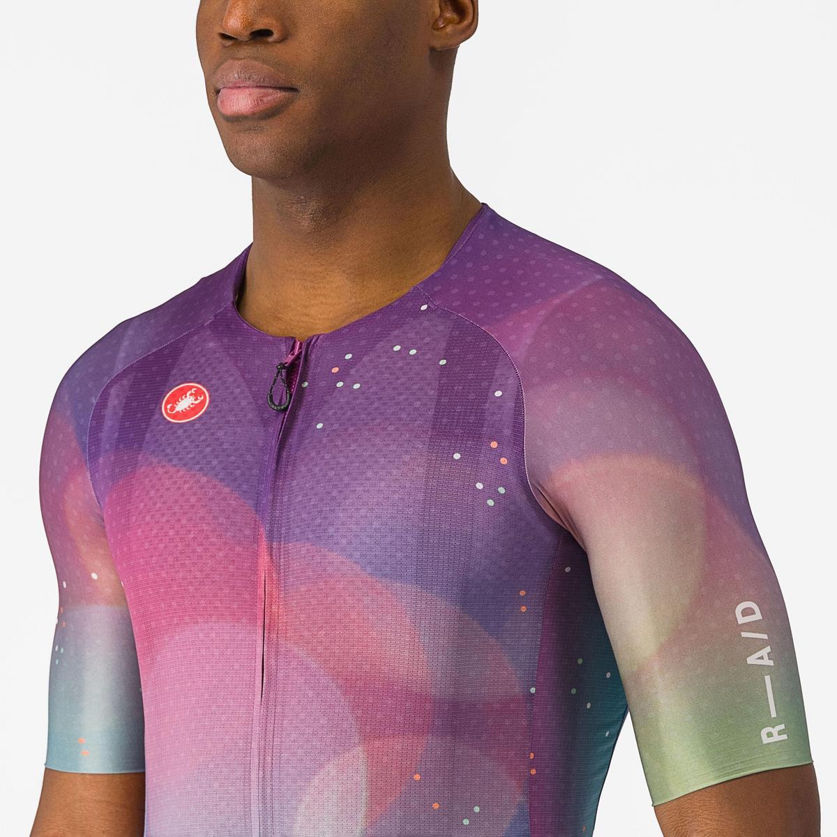カステリ JERSEY MULTICOLOR PURPLEサイクルジャージ CASTELLI R-A/D JERSEY MULTICOLOR PURPLE – Echelon Sports
