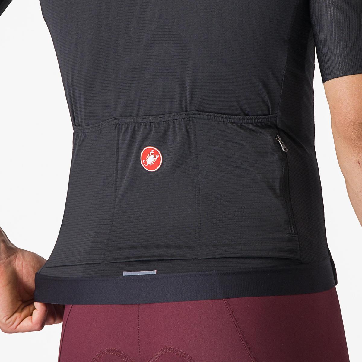 CASTELLI ESPRESSO JERSEY LIGHT BLACK/DARK GRAY