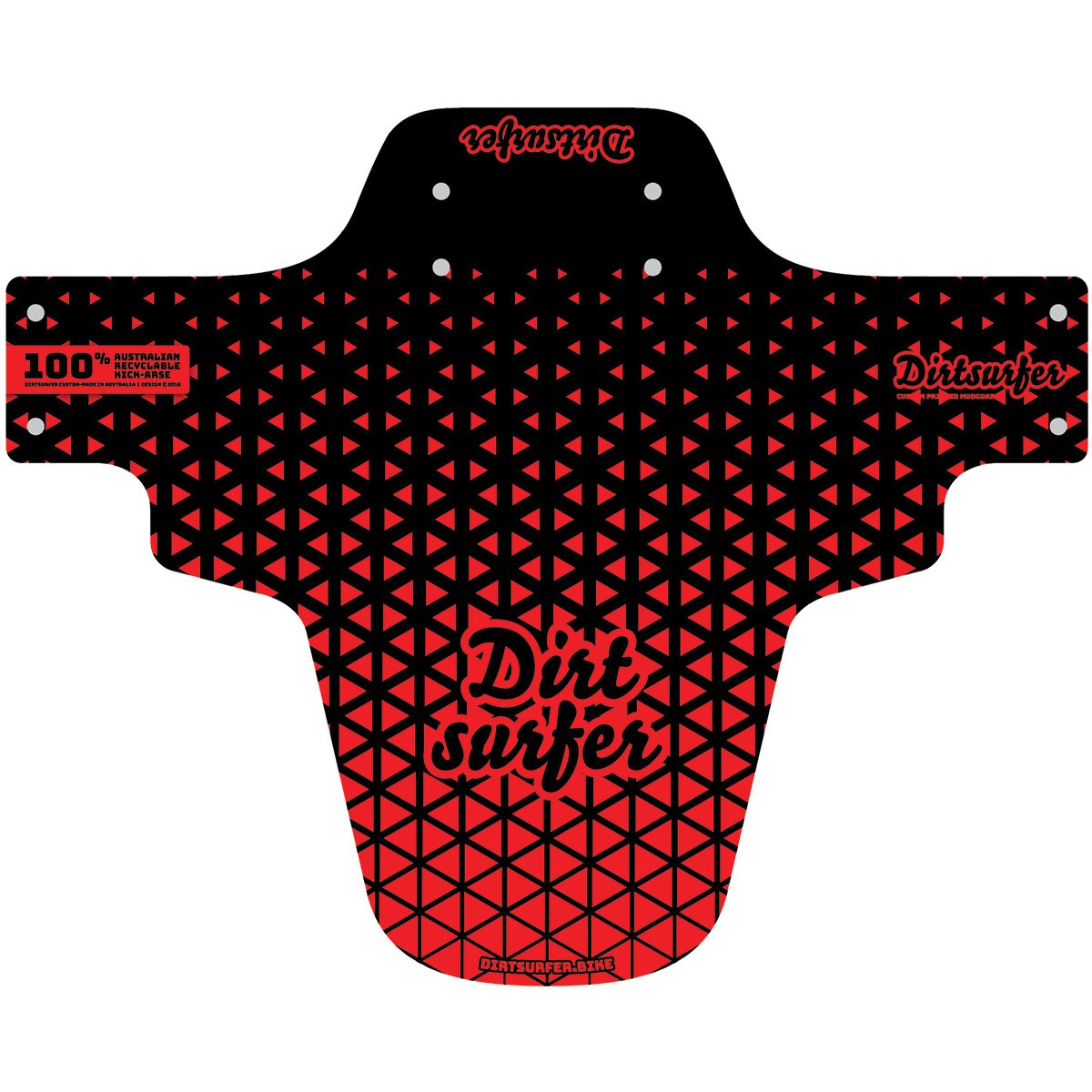 DIRTSURFER MUDGUARD - SPEEDGRID RED