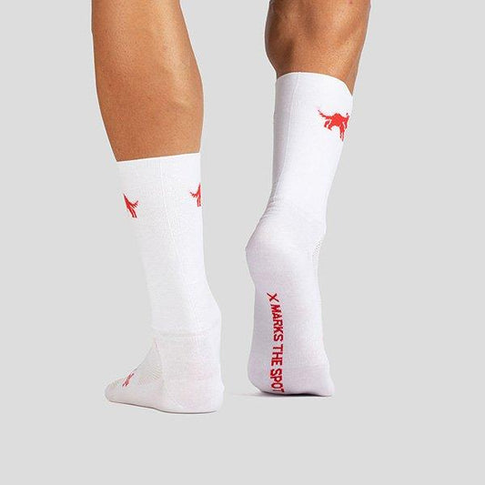 BURGH HUNGRY DEVIL SOCK - WHITE