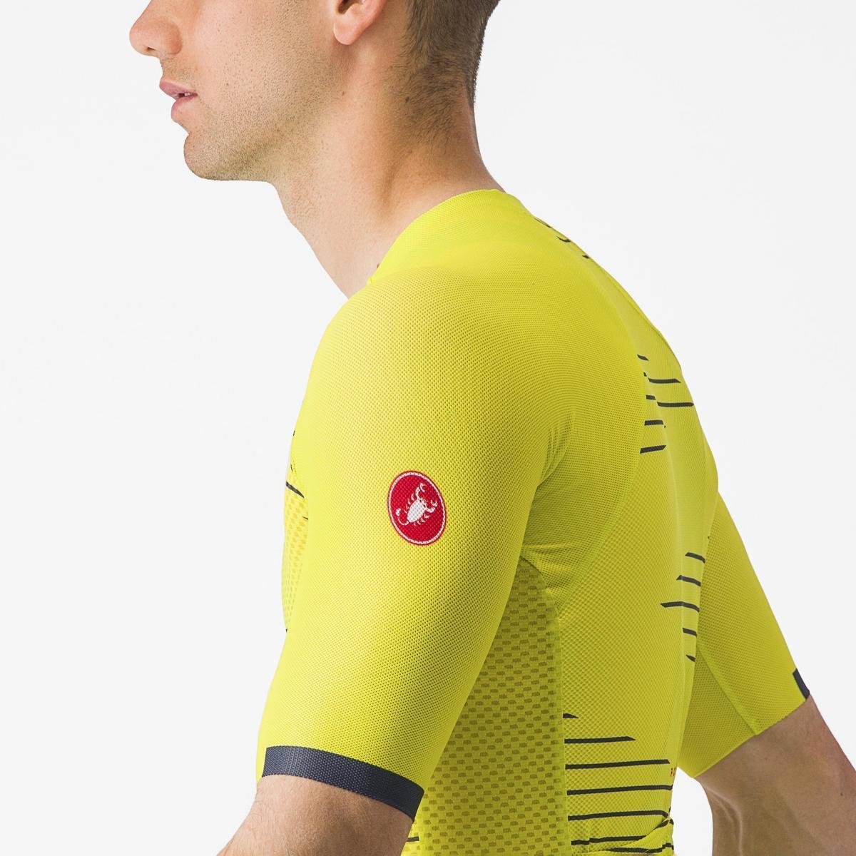 CASTELLI CLIMBER'S 4.0 JERSEY SULPHUR/TWILIGHT BLUE