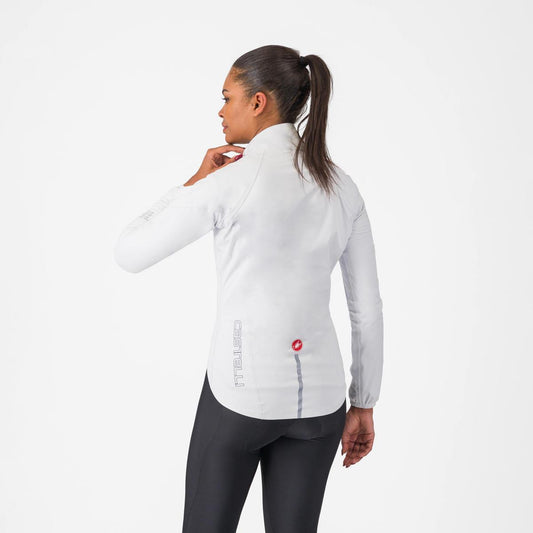 CASTELLI EMERGENCY 3 WOMENS RAIN JACKET WHITE