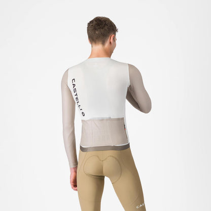 CASTELLI CORRETTO LS JERSEY IVORY/CLAY-BLACK