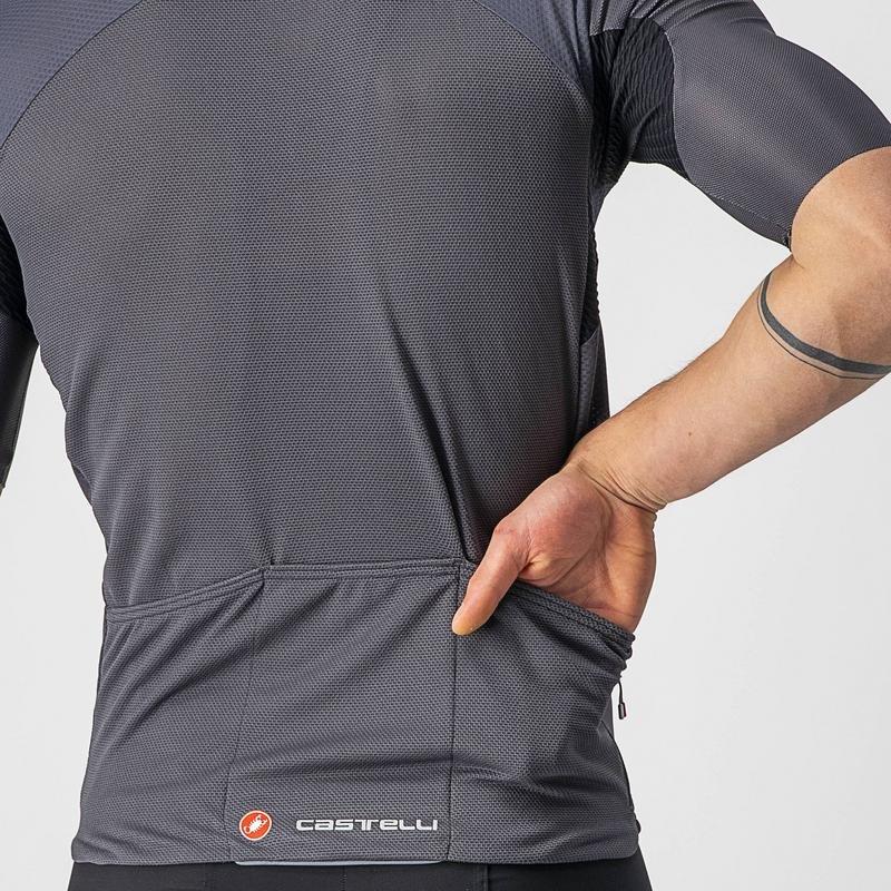 CASTELLI ENDURANCE ELITE JERSEY DARK GREY