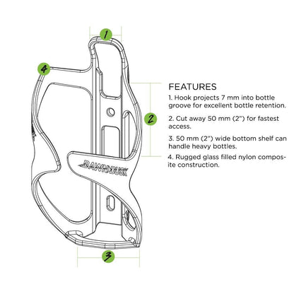 DAWN TO DUSK BOTTLE CAGE SIDEBURN 6 RIGHT