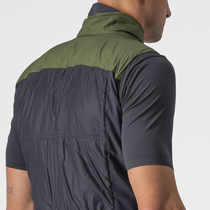 CASTELLI UNLIMITED PUFFY VEST LIGHT MILITARY GREEN/DARK GRAY