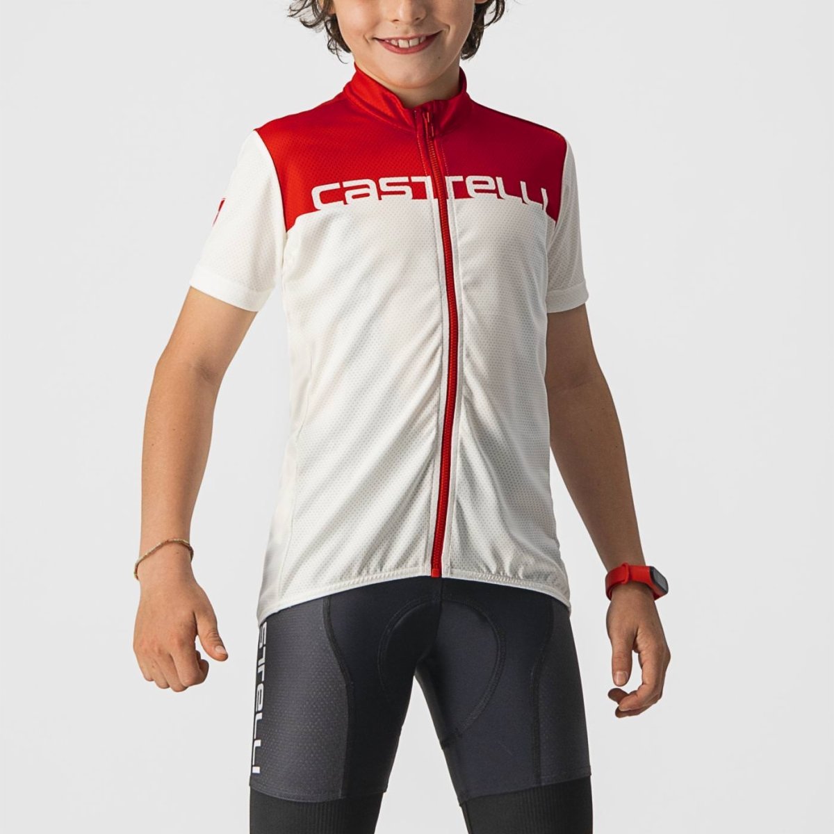 CASTELLI NEO PROLOGO JERSEY IVORY/RED