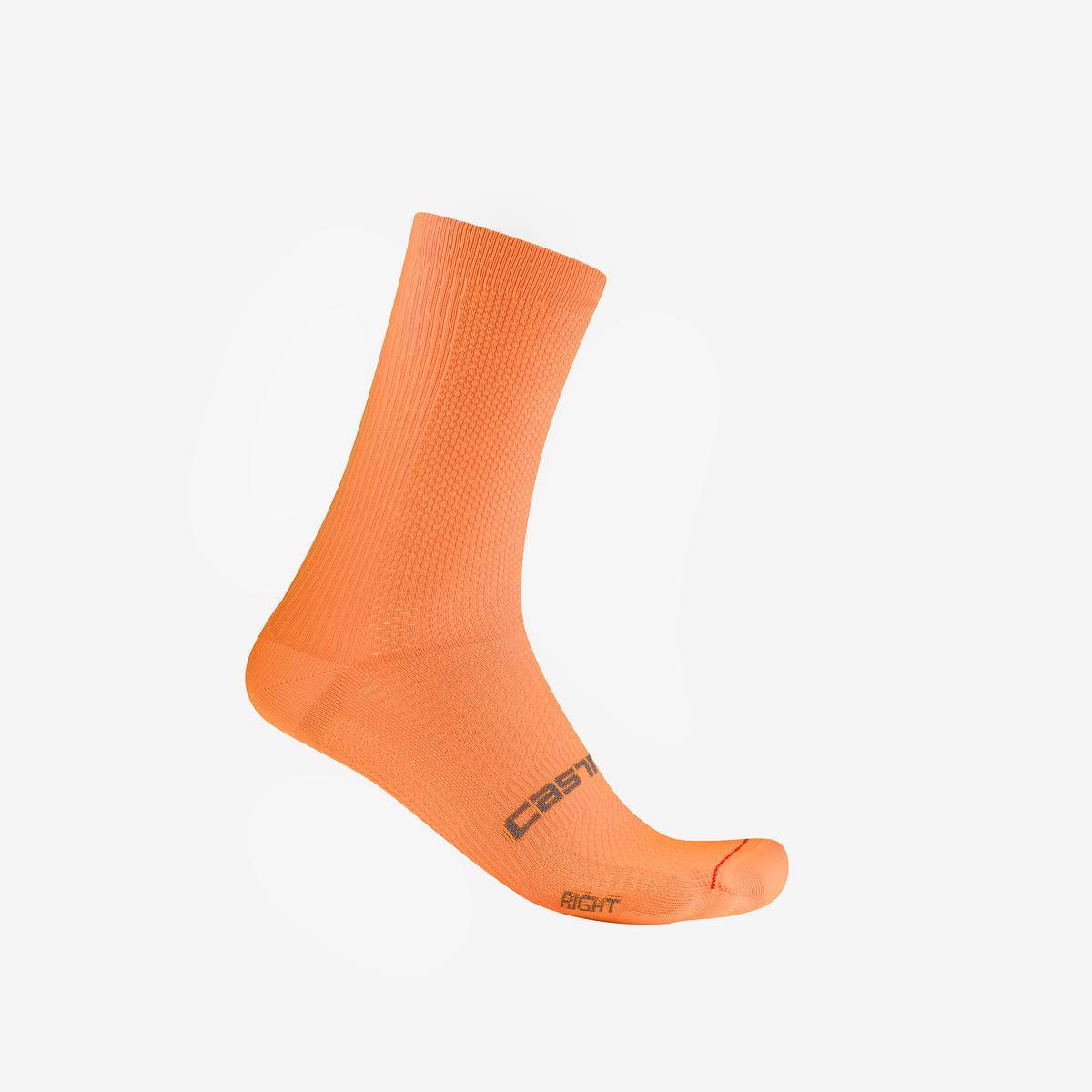 CASTELLI ESPRESSO 18 SOCK VIVID ORANGE