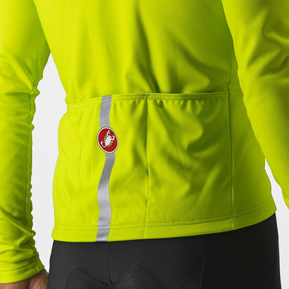 CASTELLI FONDO 2 JERSEY FZ ELECTRIC LIME/SILVER REFLEX