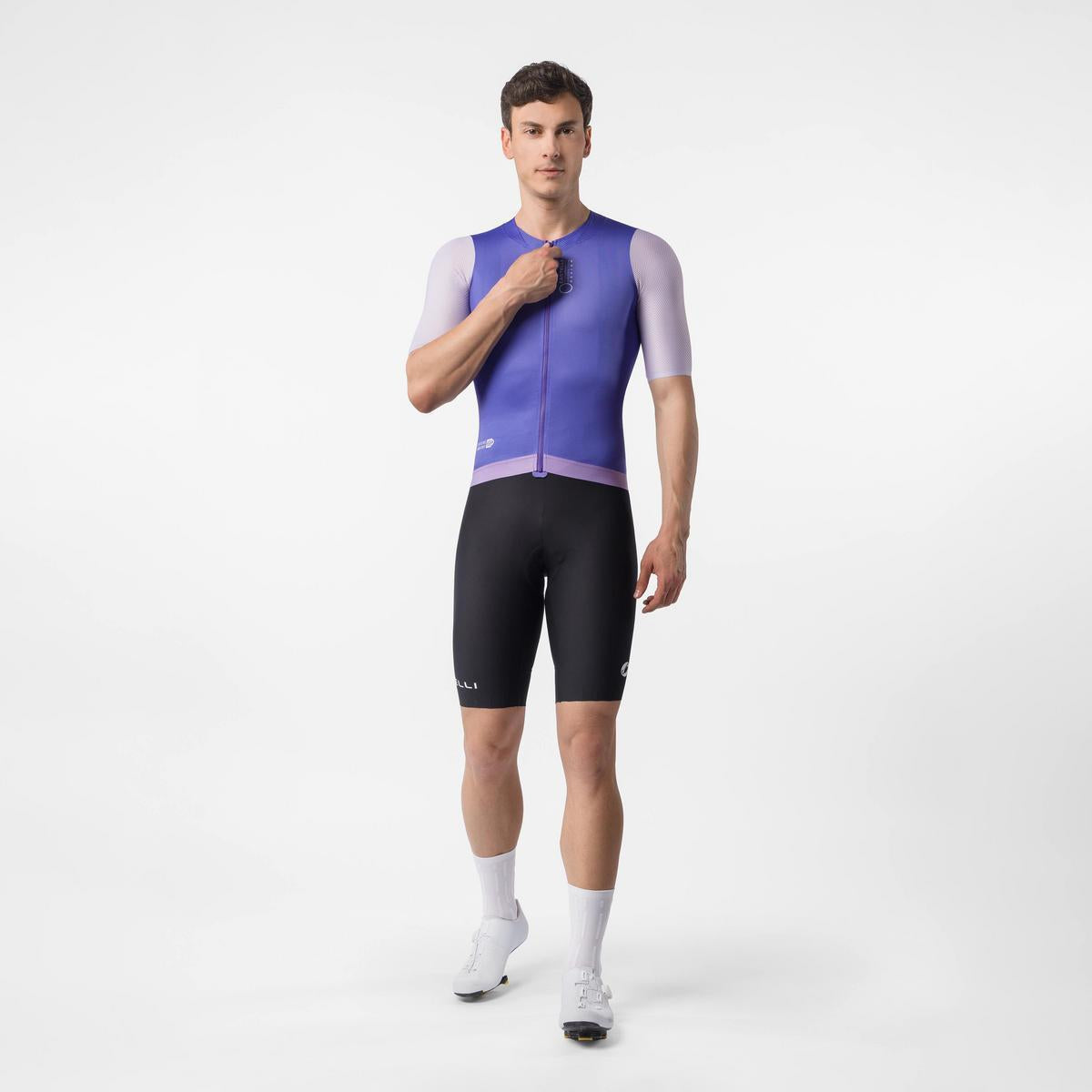 CASTELLI CORRETTO JERSEY ULTRAVIOLET/PURPLE MIST-WHITE