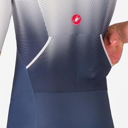 CASTELLI CORE TRI SUIT SHORT SLEEVE BELGIAN BLUE/WHITE