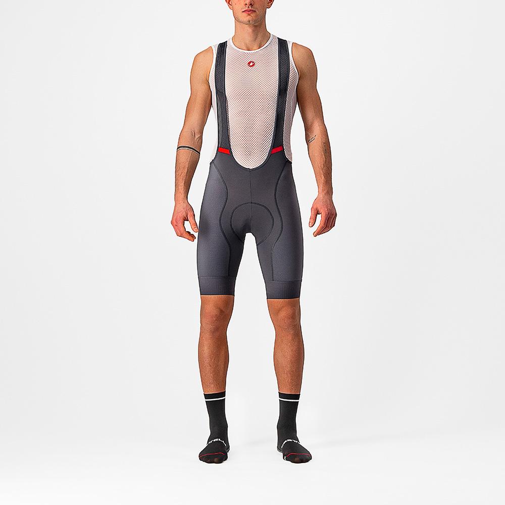 CASTELLI COMPETIZIONE BIBSHORT DARK GREY