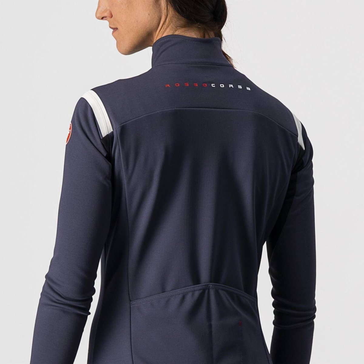 CASTELLI PERFETTO ROS WOMENS LONG SLEEVE DARK STEEL BLUE/SOFT PINK